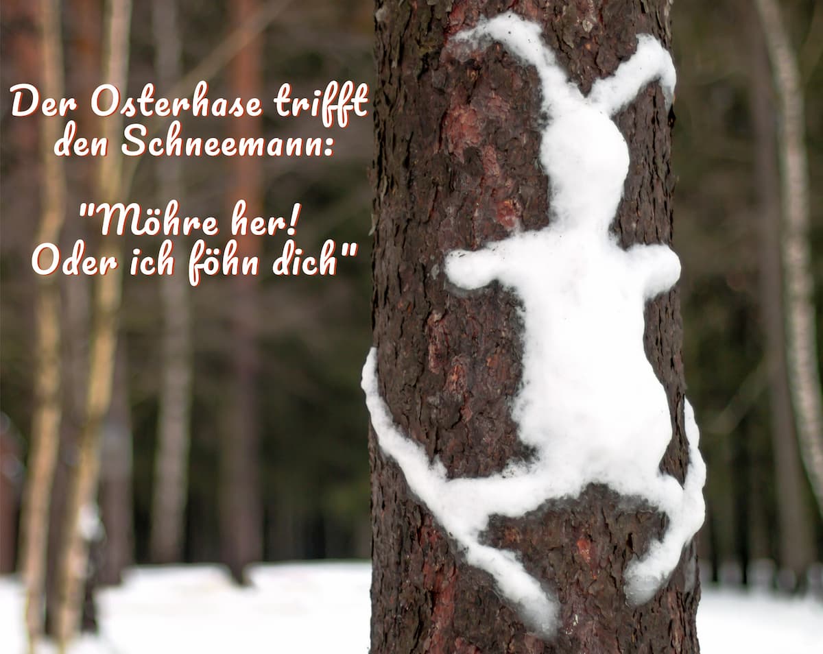 Lustiges Frohe Ostern-Bild